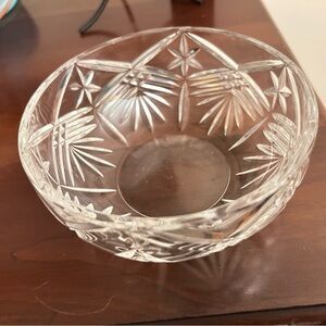 Crystal Cut Glass Bowl